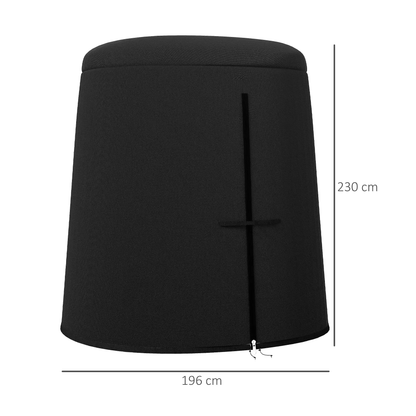 The Lusso Universal Double Egg Chair Cover in Midnight Black