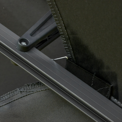 The Monaco 3m Square LED Cantilever Parasol in Charcoal Grey