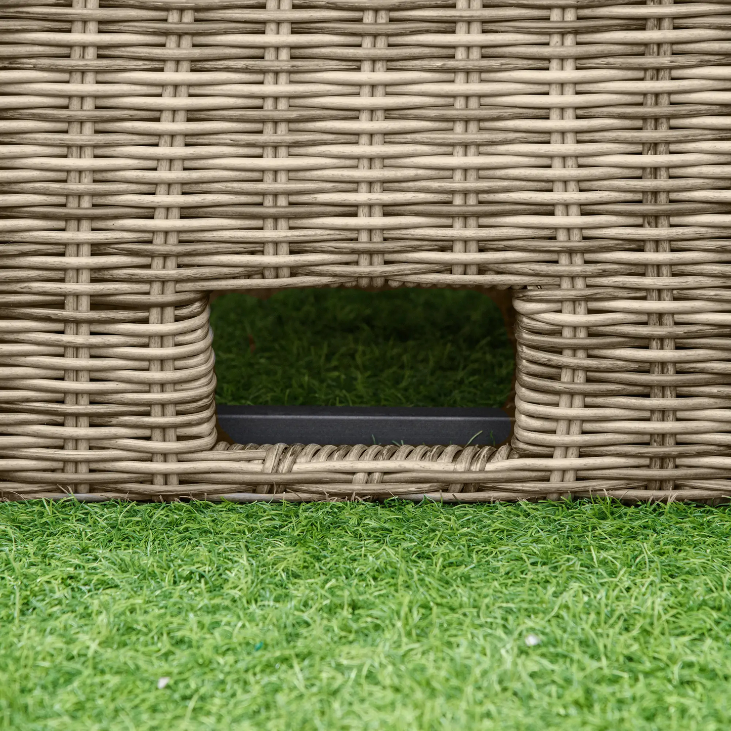The Sorrento 5-Piece Aluminium & Rattan Transforming Daybed