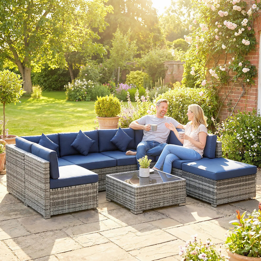 The Sorrento 8-Piece Modular Corner Set