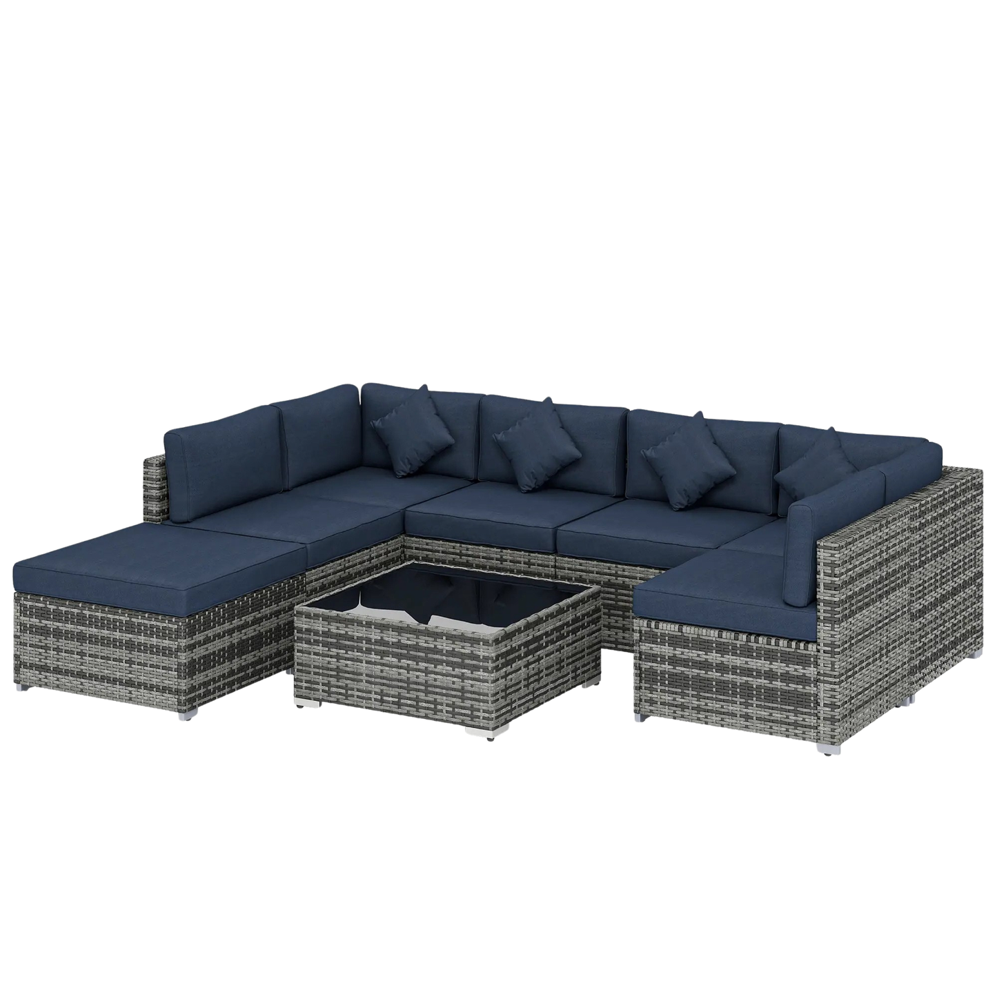 The Sorrento 8-Piece Modular Corner Set