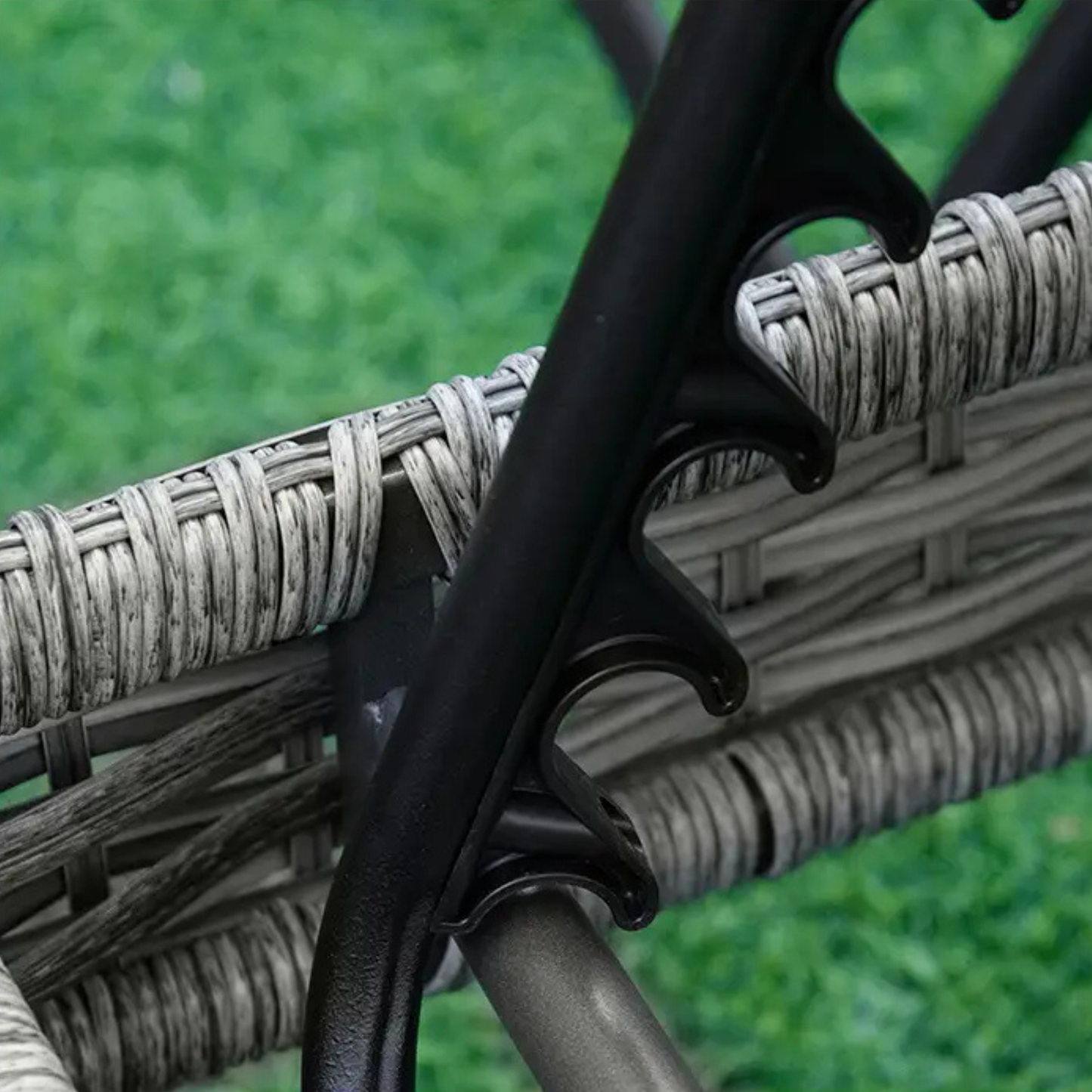 The Sorrento Stationary Sun Lounger in Mixed Grey